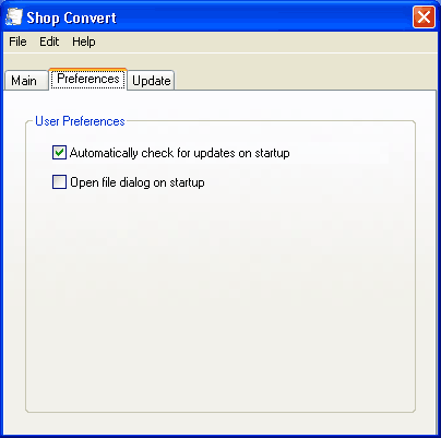 windows preferences